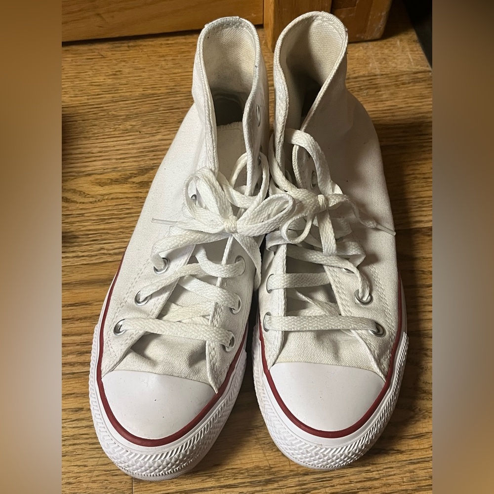 White High Top Converse